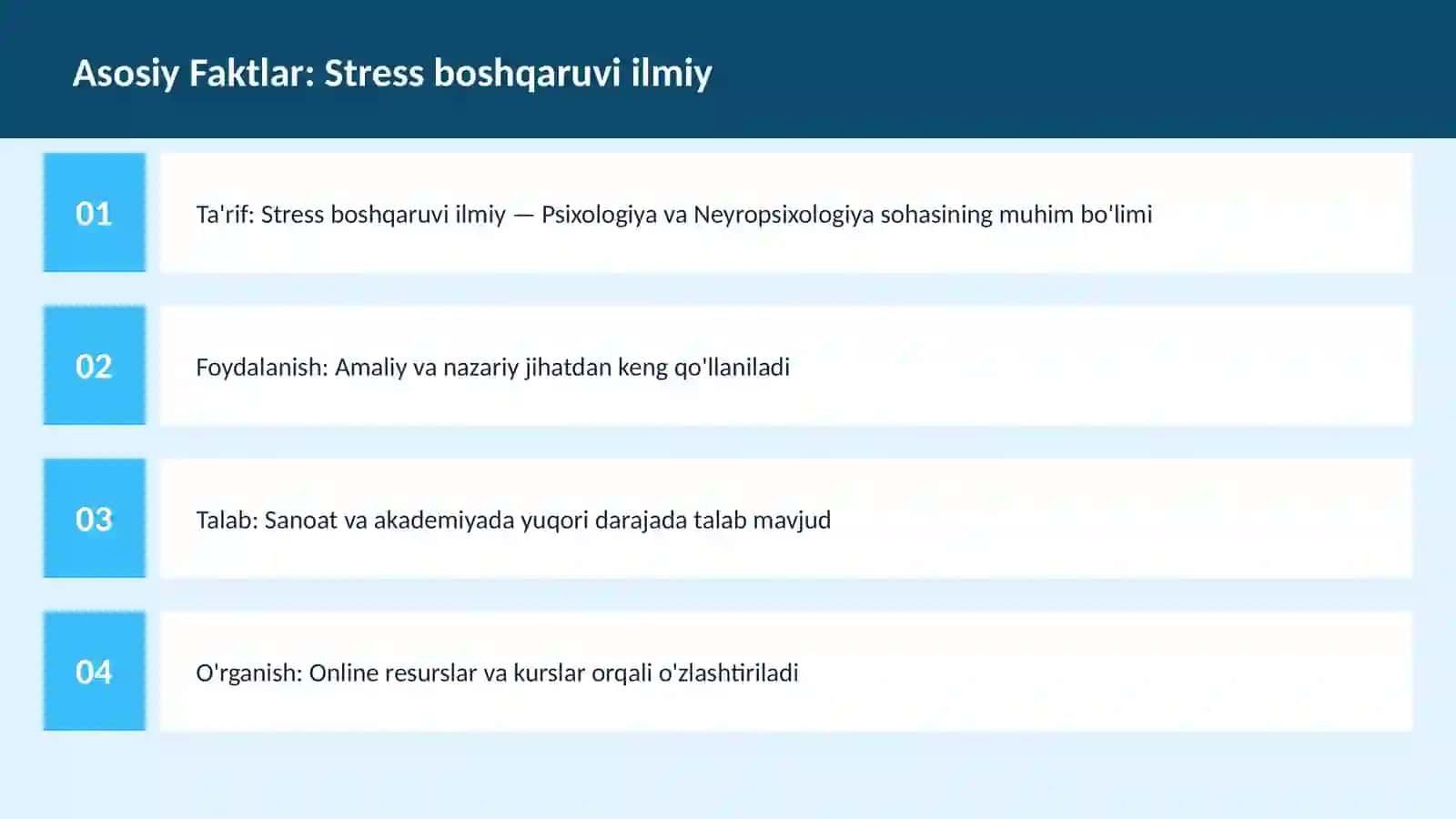 Stress boshqaruvi ilmiy 3