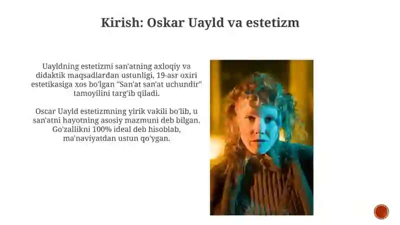 Dorian Greyning portreti: Oskar Uayld 3