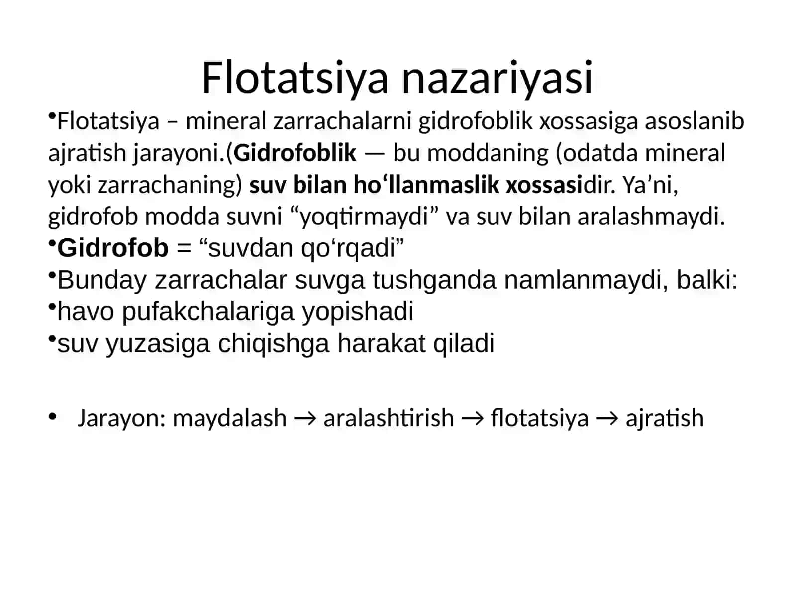Flotatsion uskunalar 3