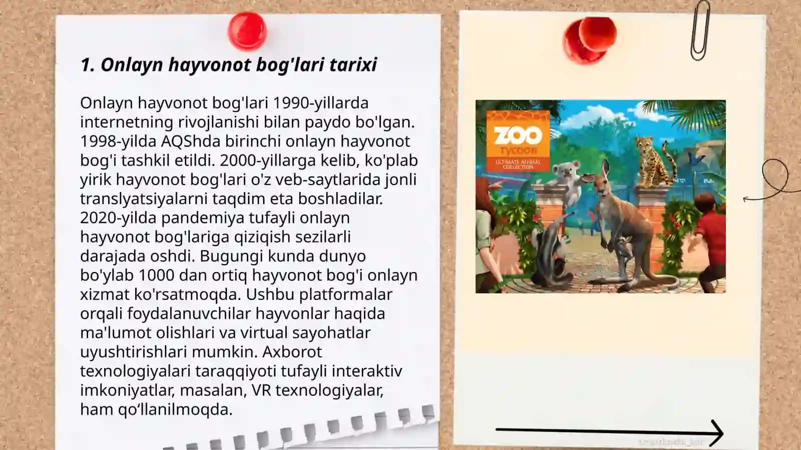 Onlayn hayvonot bog'lari tarixi 3