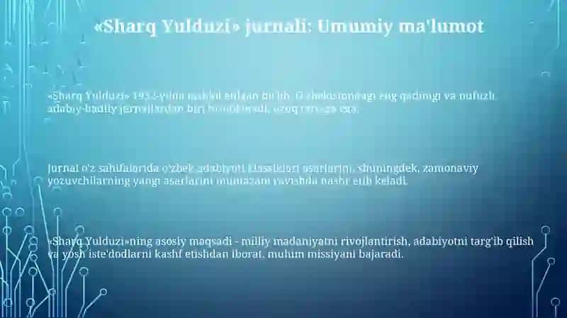 "Sharq Yulduzi" jurnali 3