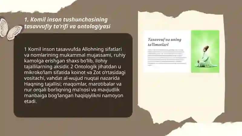 Komil inson qarashlari va tariqatlari 3