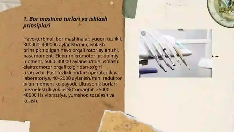 Bor mashina, so’lak tortkich va kagulyator bilan ishlash 3