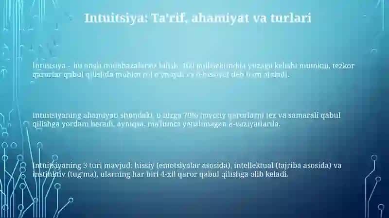 Sezgiturlar va ularning qonuniyatlari 3