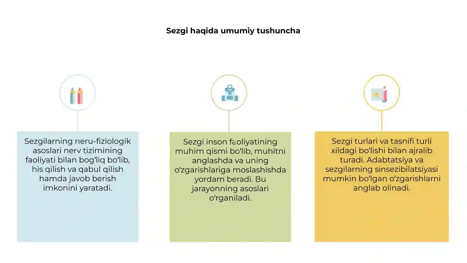 Sezgilarning neru-fiziologik asoslari 3