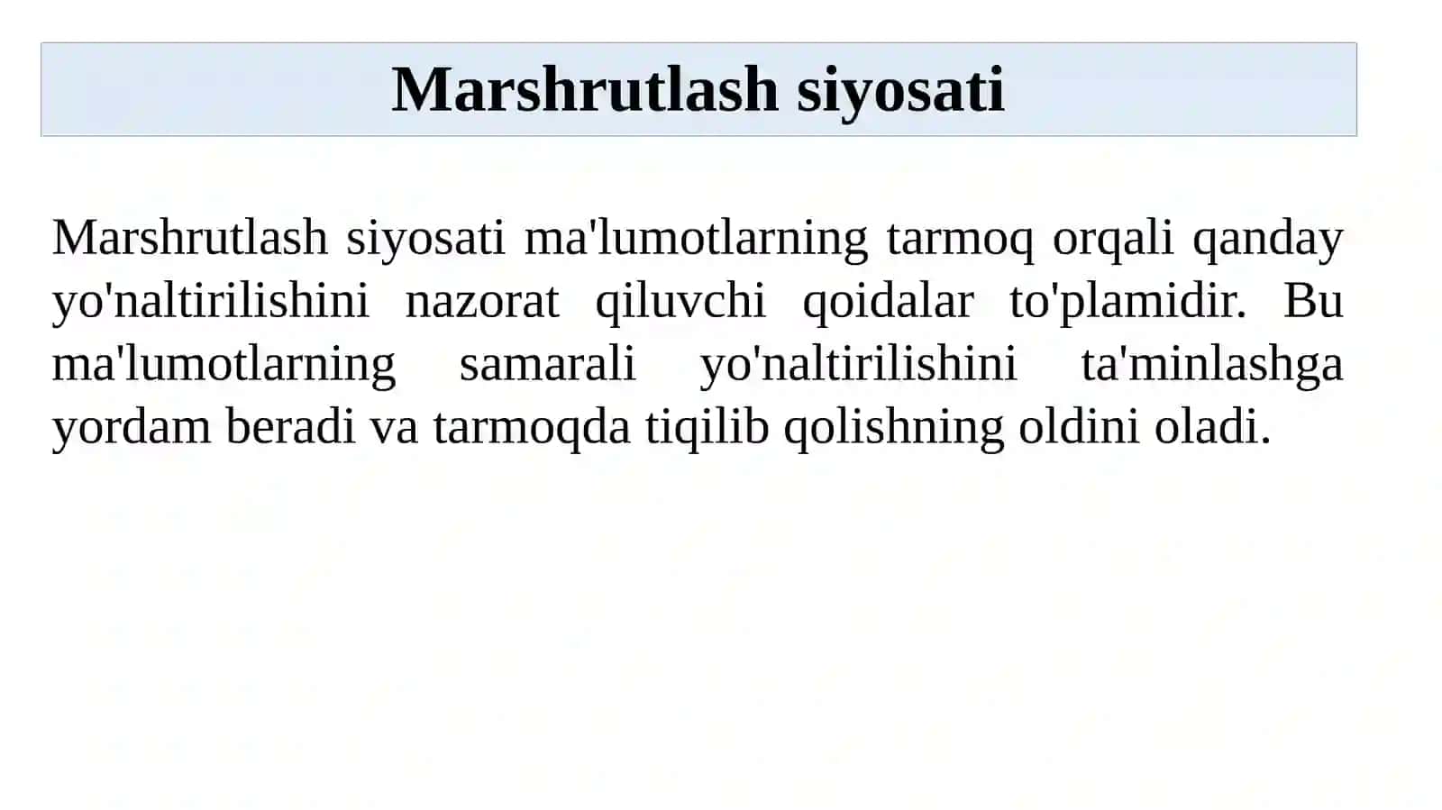 Tarmoq-pog’onasi:boshqaruvmaydoni 3