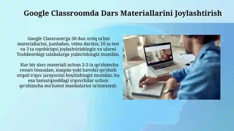 Google Classroom LMSda Trening Kursini Yaratish 3
