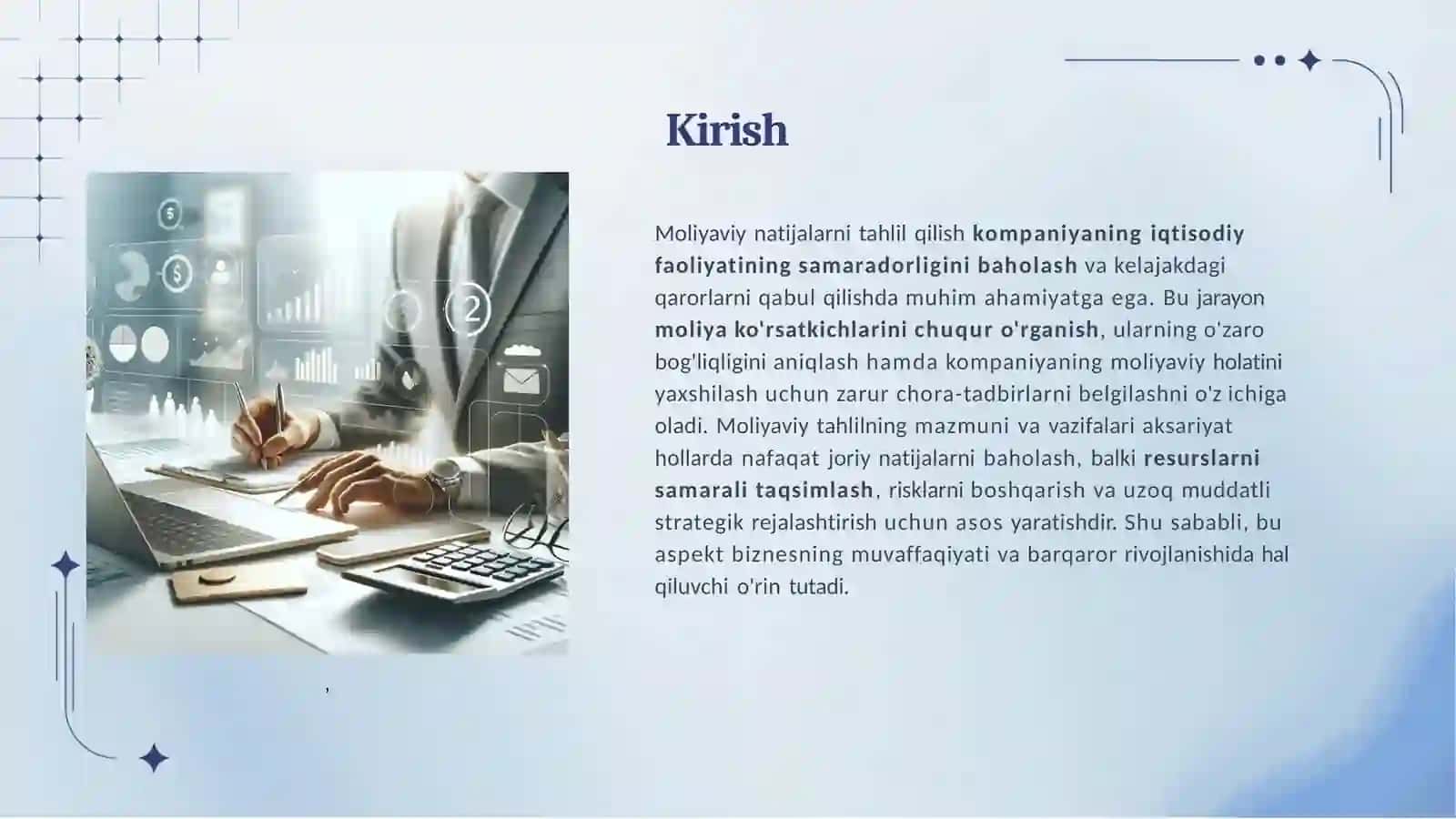 Moliyaviy natijalar tahlil qilish 3