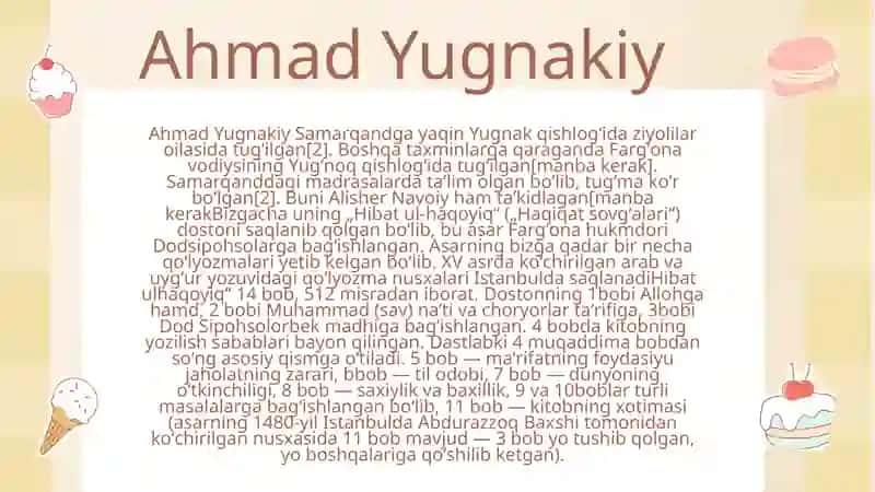 Namozova Moʼtabarning oʼzbek adabiyoti taqdimoti 3