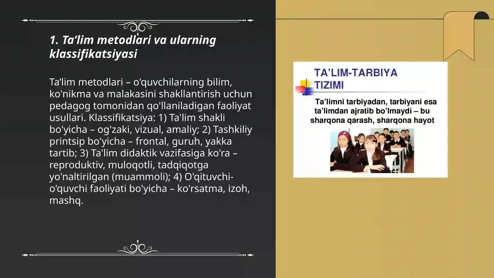 Taʼlim metodlari va vositalari 3