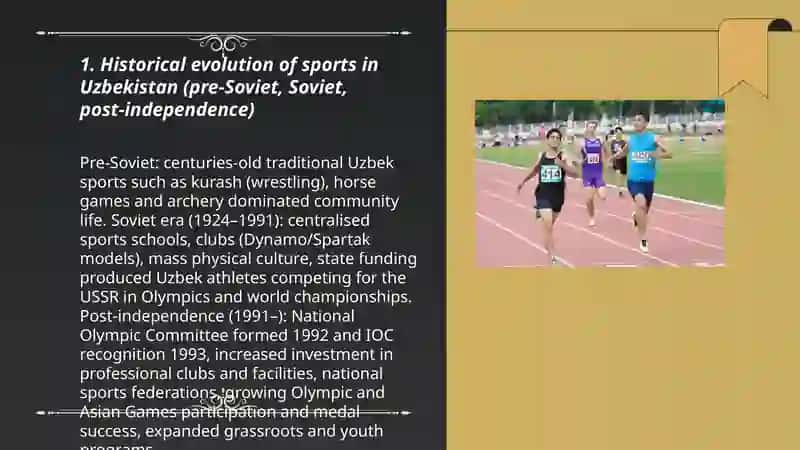 The development of sports in Uzbekistan 3