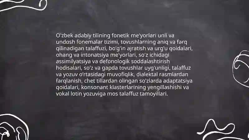 O'zbek adabiy tili me'yorlari 3