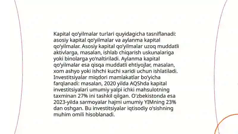 Kapital qo'yilmalar va kapital bozori 3