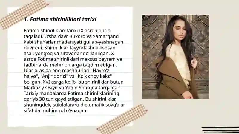 Fotima shirinliklari 3