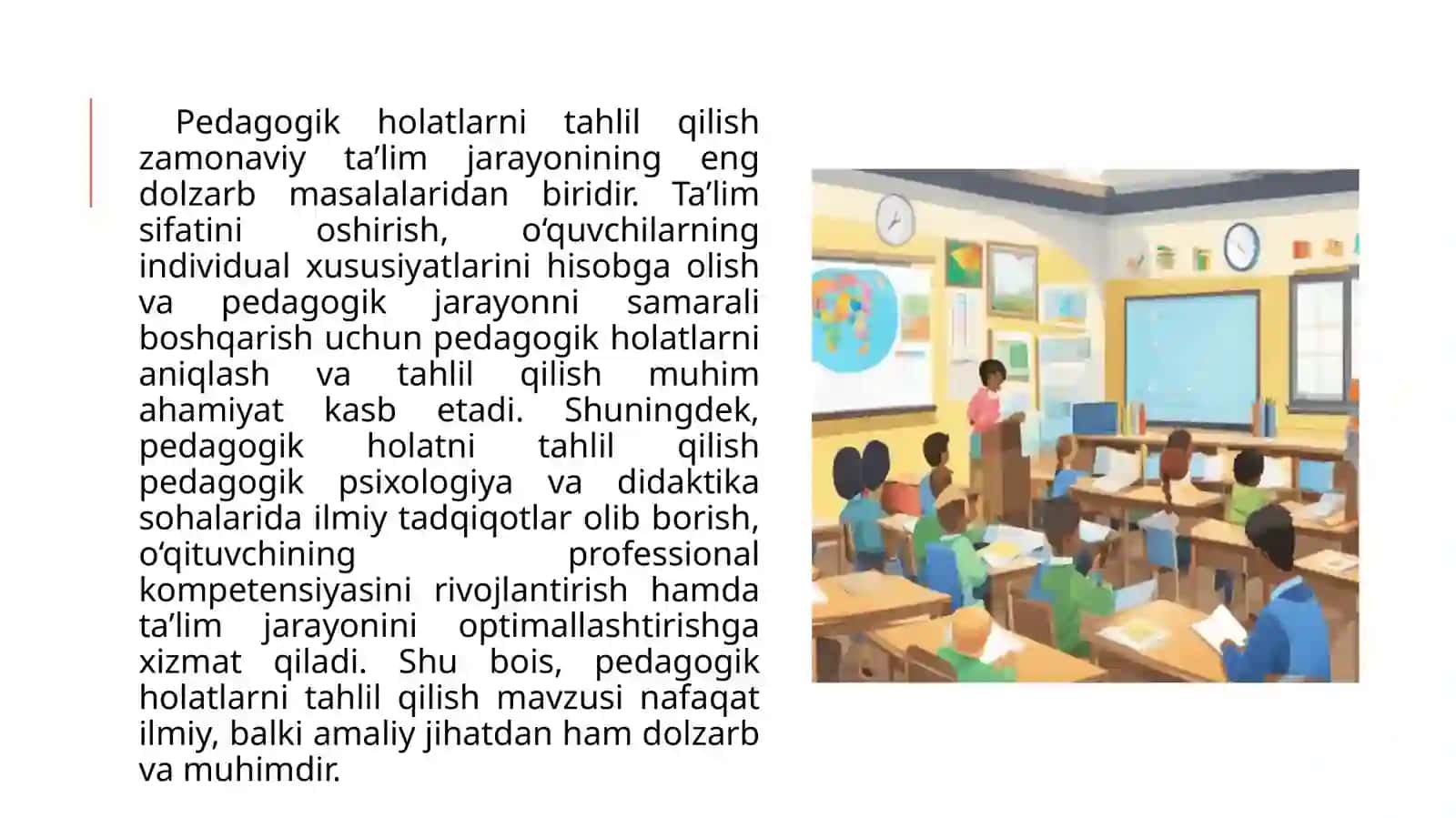 Pedagogik holatni tahlil qilish usullari mavzusida tayyor taqdimot 3