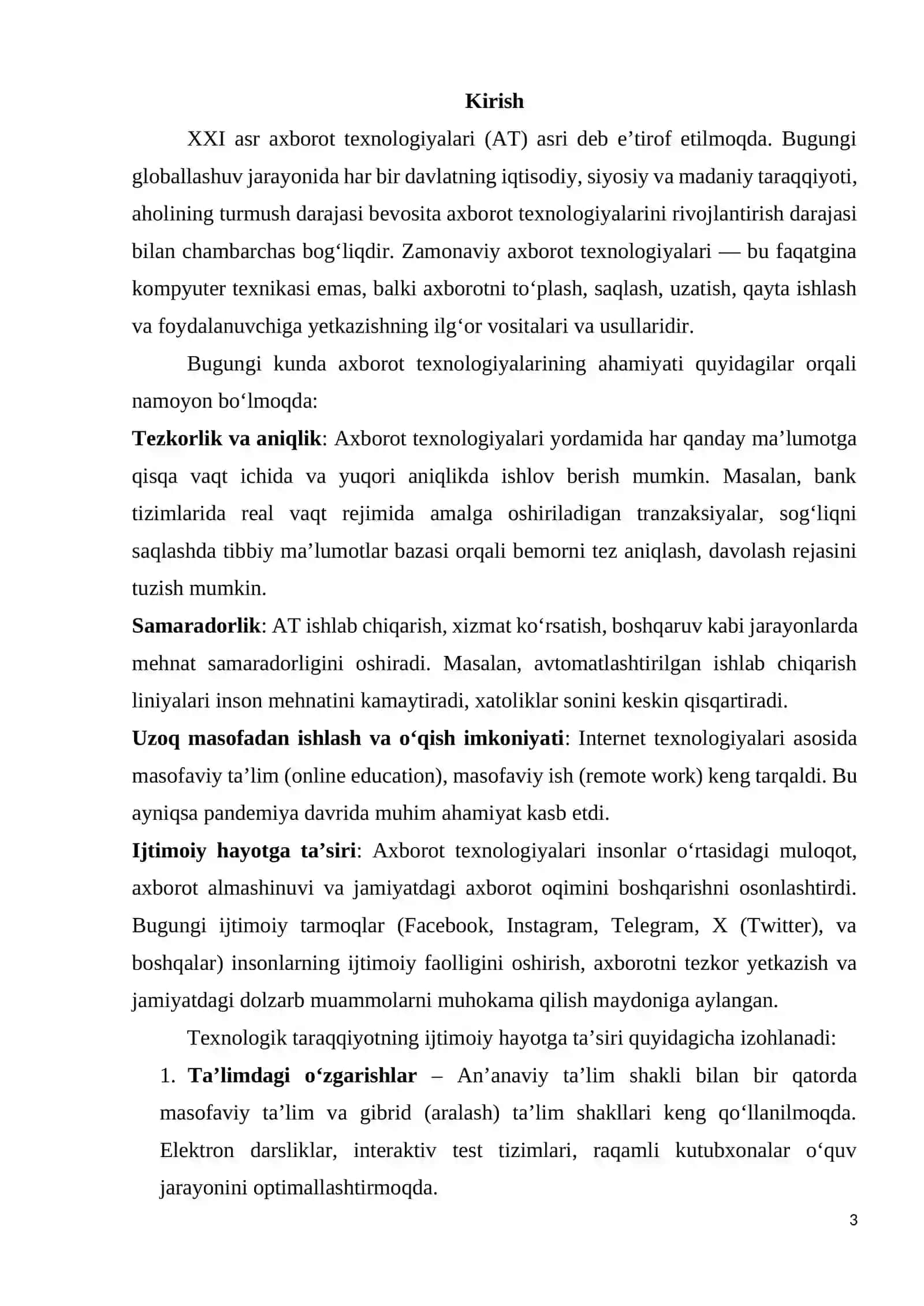Zamonaviy axborot texnalogiyalari 3