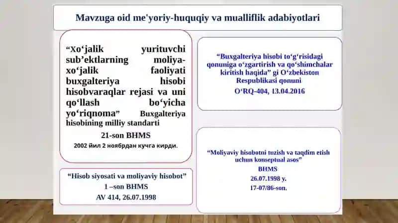 Buxgalteriya hisobi sсhёtlari va uning tuzilishi 3