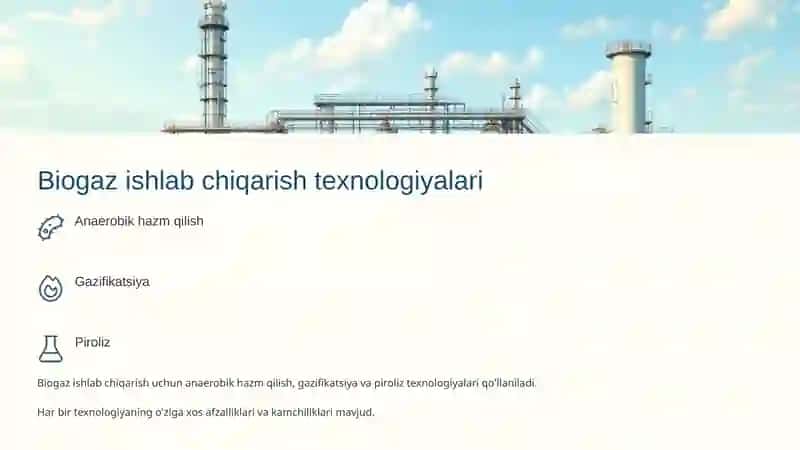 Yog'och qipiqlaridan biogaz: Kelajak energiyasi 3