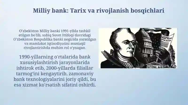 Milliy bank haqida 3