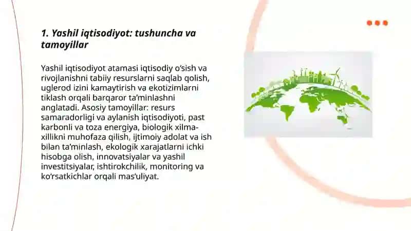 Yashil iqtisodiyot 3