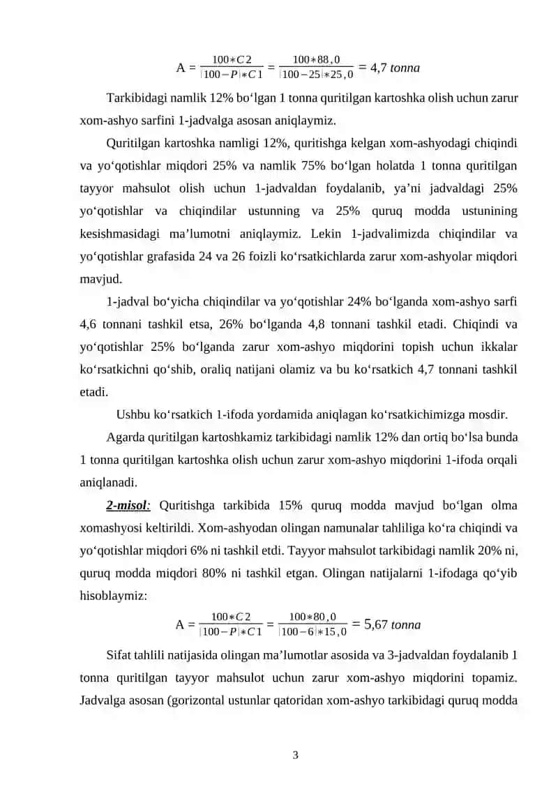 Quritilgan mahsulotlar olish 3
