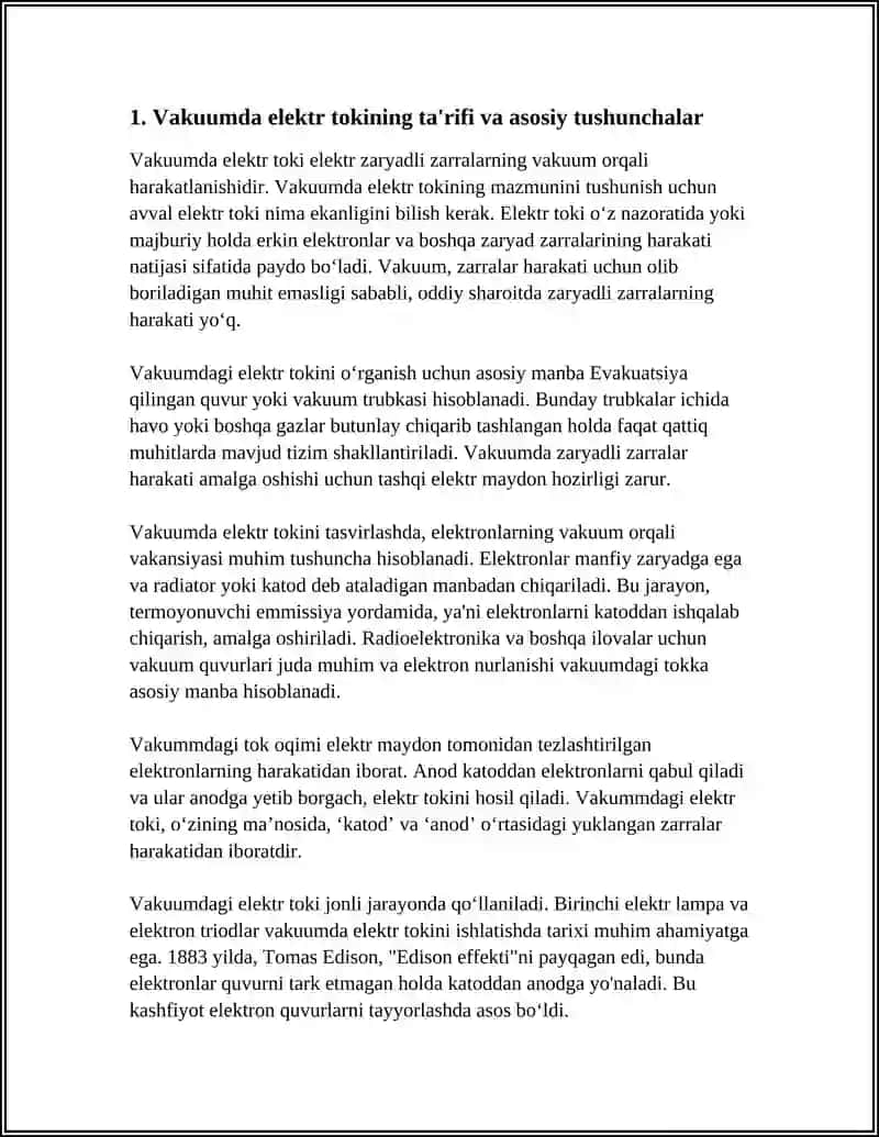 Vakuumda Elektr Toki 3