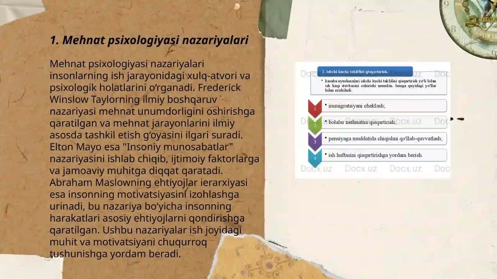 Mehnat psixologiyasi va ergonomika 3