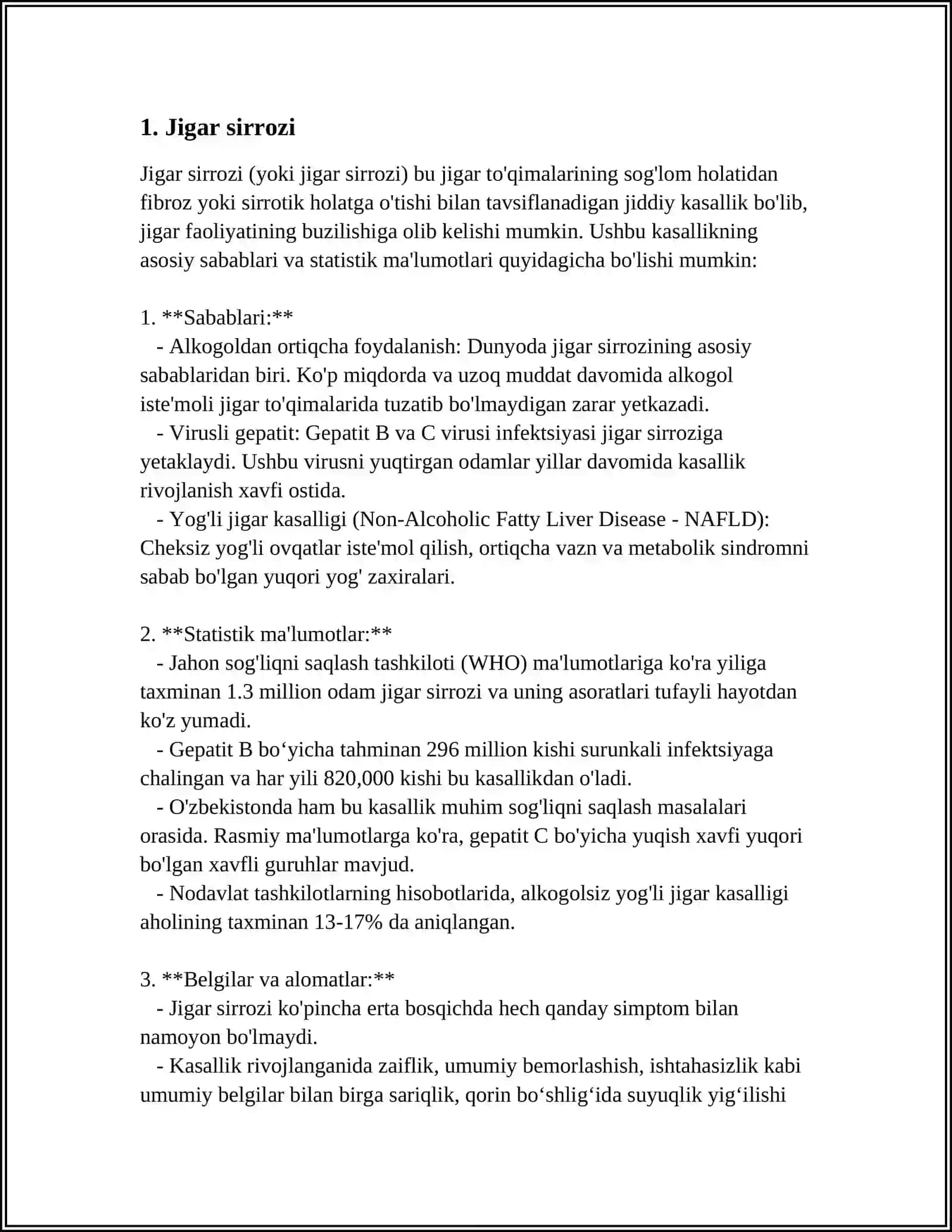 Jigar kasalliklari 3
