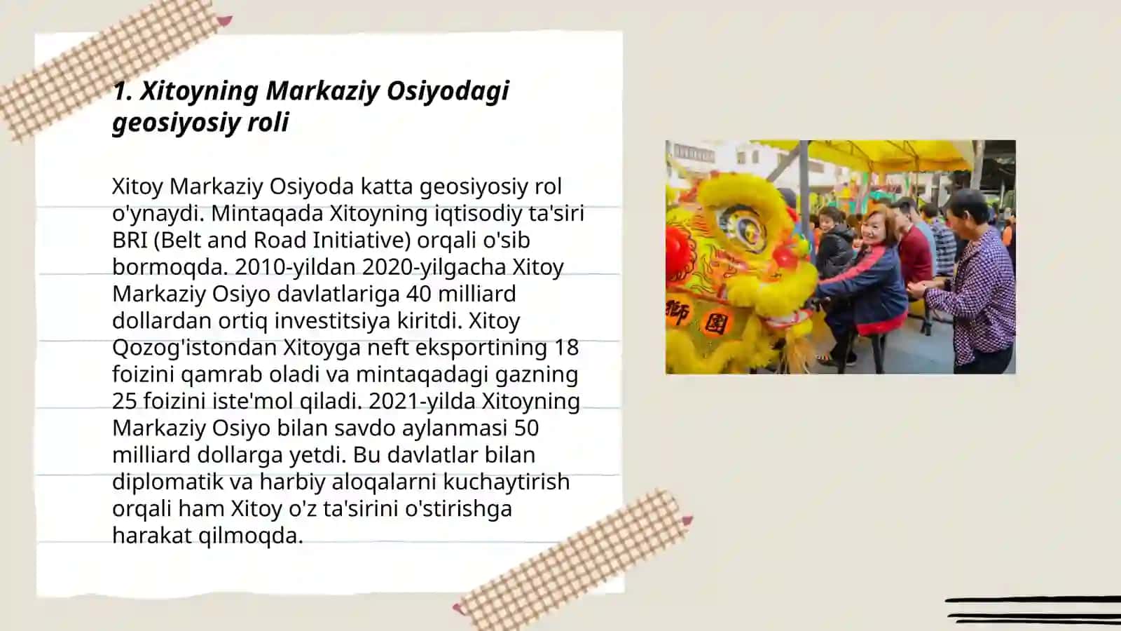 Xitoyning geosiyosati 3