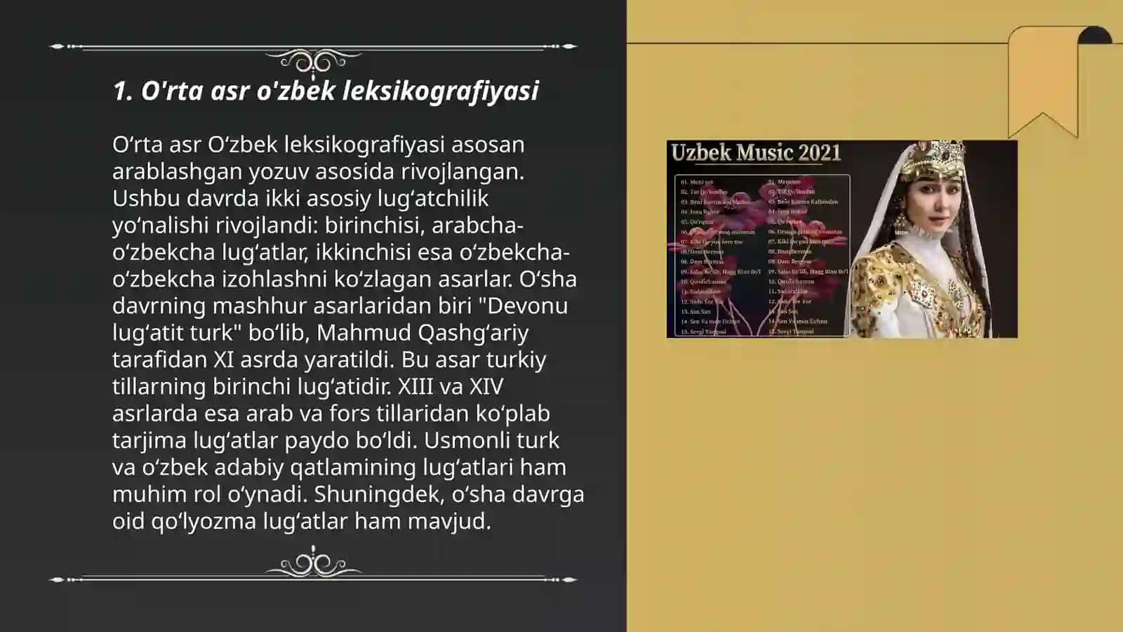 O'rta asrlar o'zbek leksikografiyasi 3