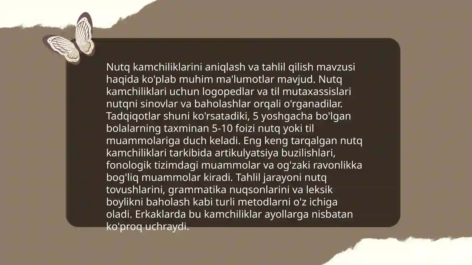 Nutq kamchiliklarini aniqlash usullari 3