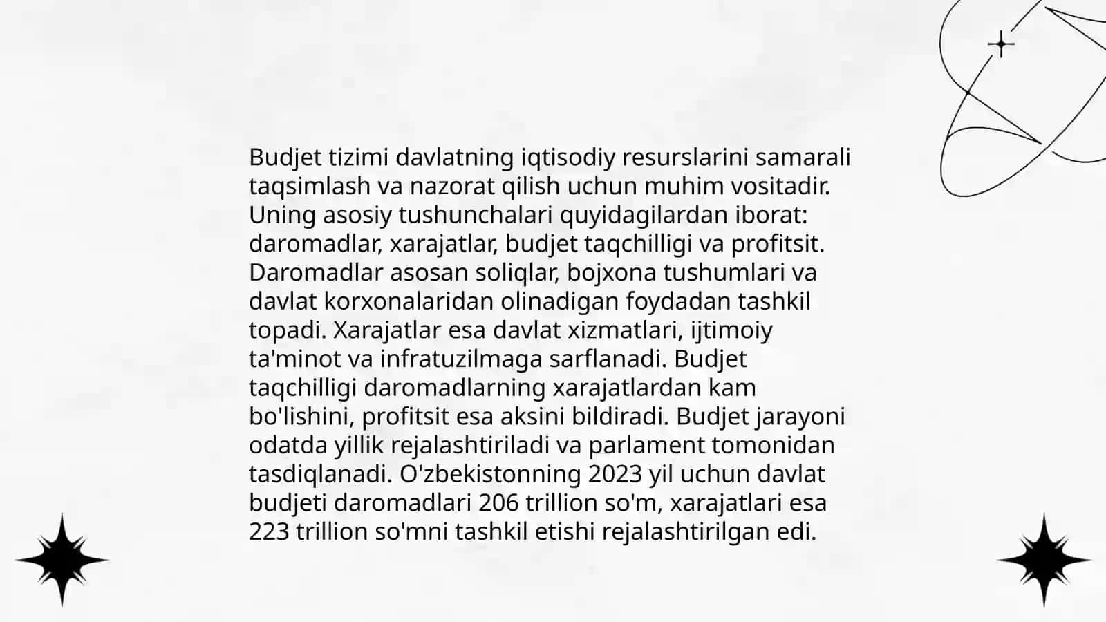 Budjet tizimi va tuzilmasi 3