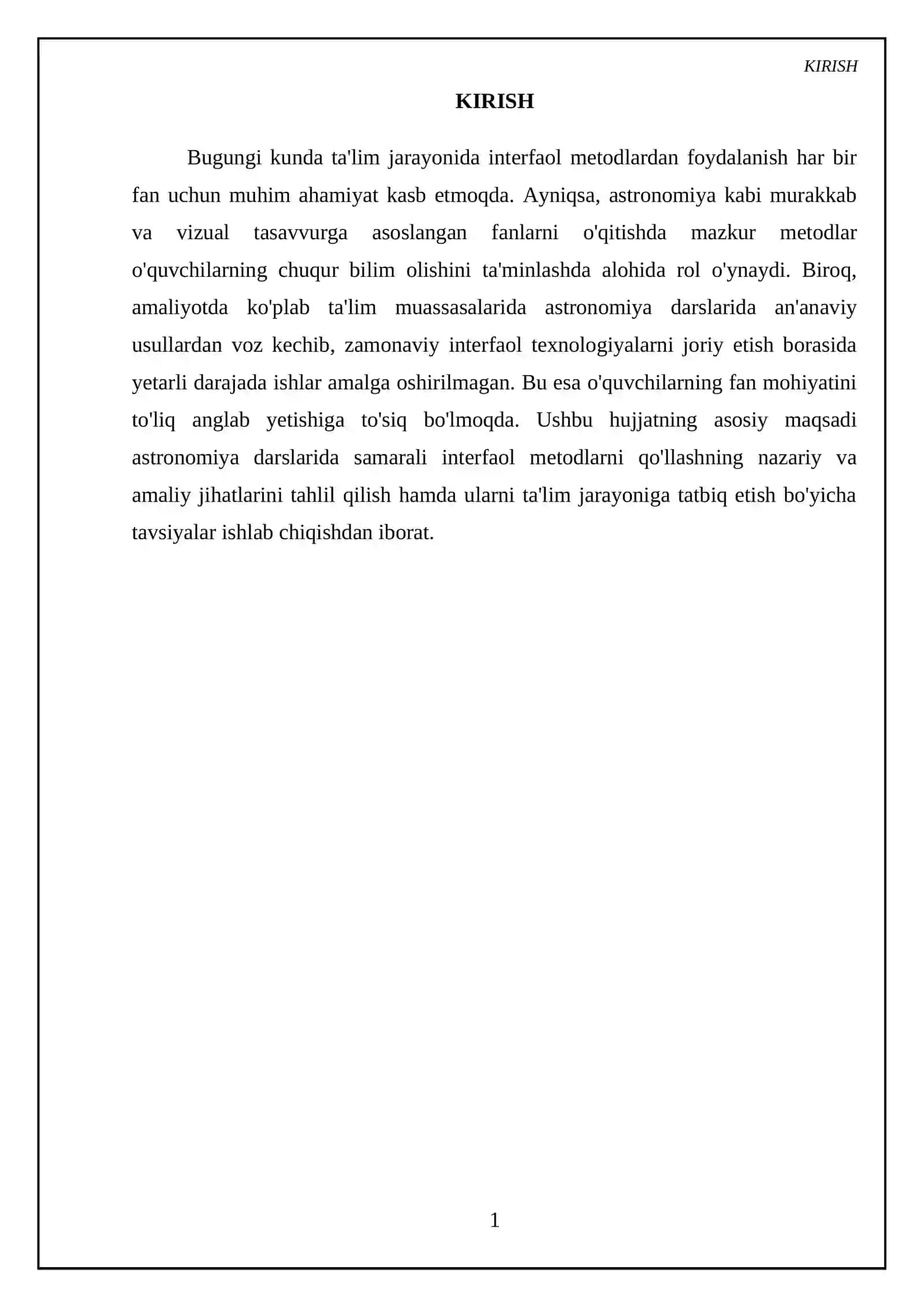 Astronomiya darslarida interfaol metodlardan foydalanish usullari 3