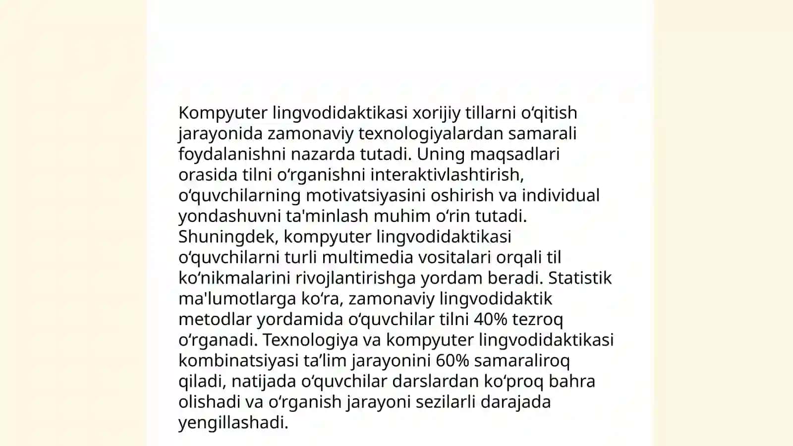 Kompyuter lingvodidaktikasi 3