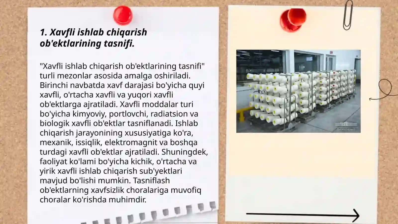 Xavfli ishlab chiqarish ob'ektlarining tasnifi 3
