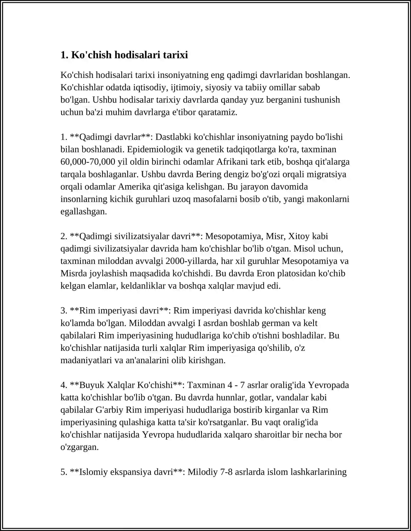 KO'CHISH HODISALARI HAQIDA UMUMIY TUSHUNCHA 3