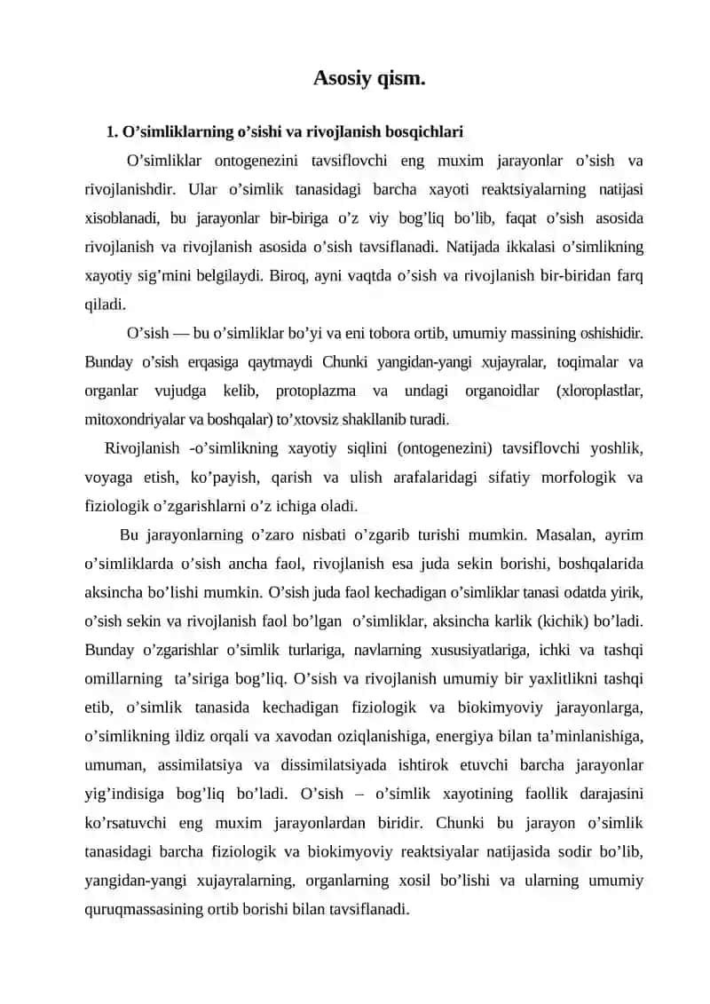 O’SIMLIKLARNING O’SISHI VA HARAKATLANISHI 3