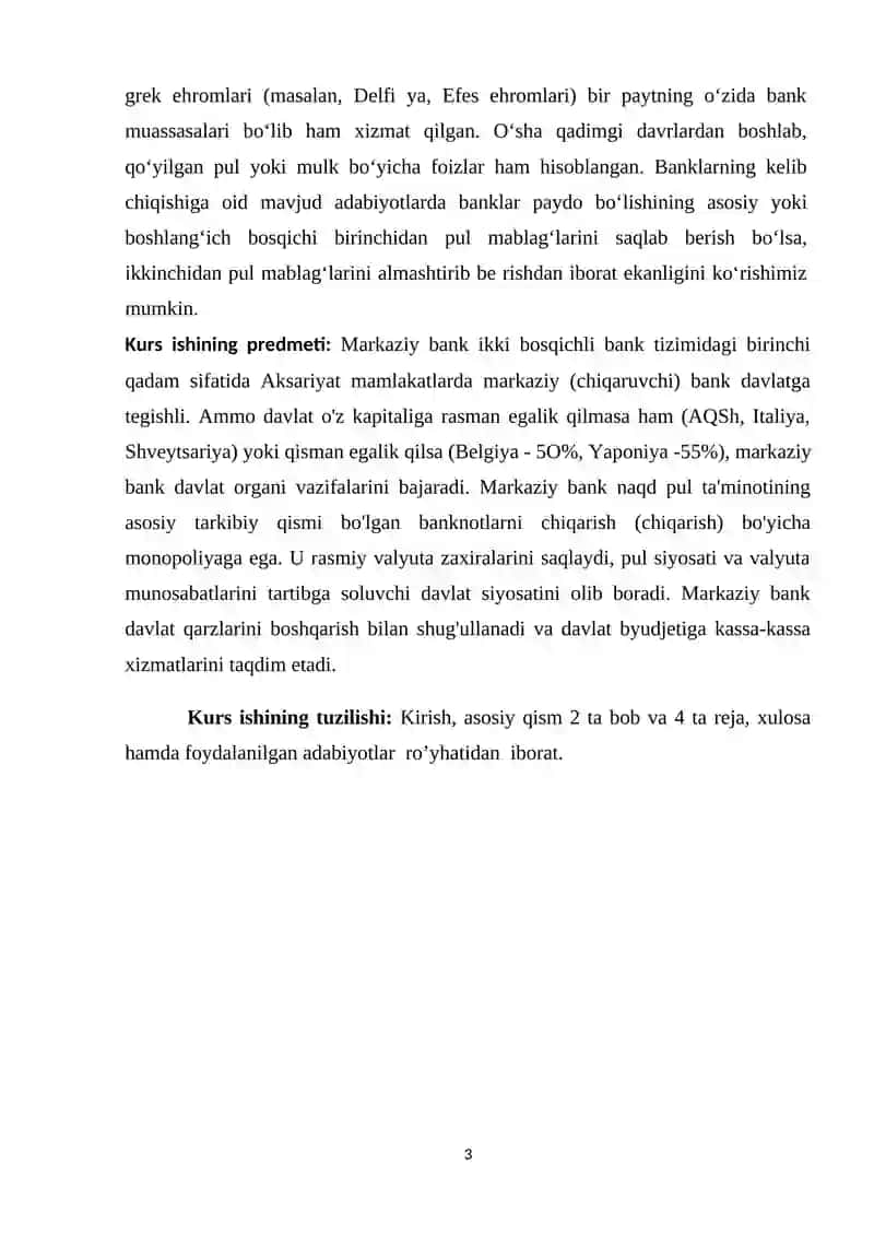 MARKAZIY BANK VA UNING FUNKSIYALARI 3