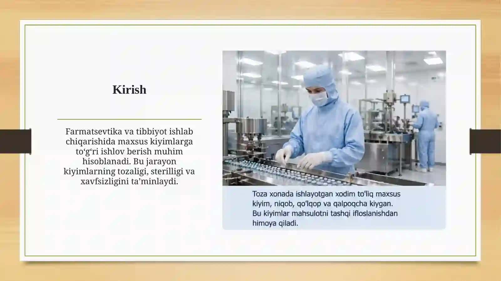 Personallar kiyadigan kiyimlarga ishlov berish usullari 3