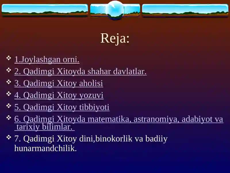 Qadimgi Xitoy 3