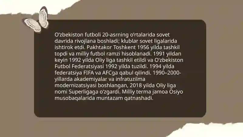 Oʻzbekiston futboli tarixi va rivojlanishi 3