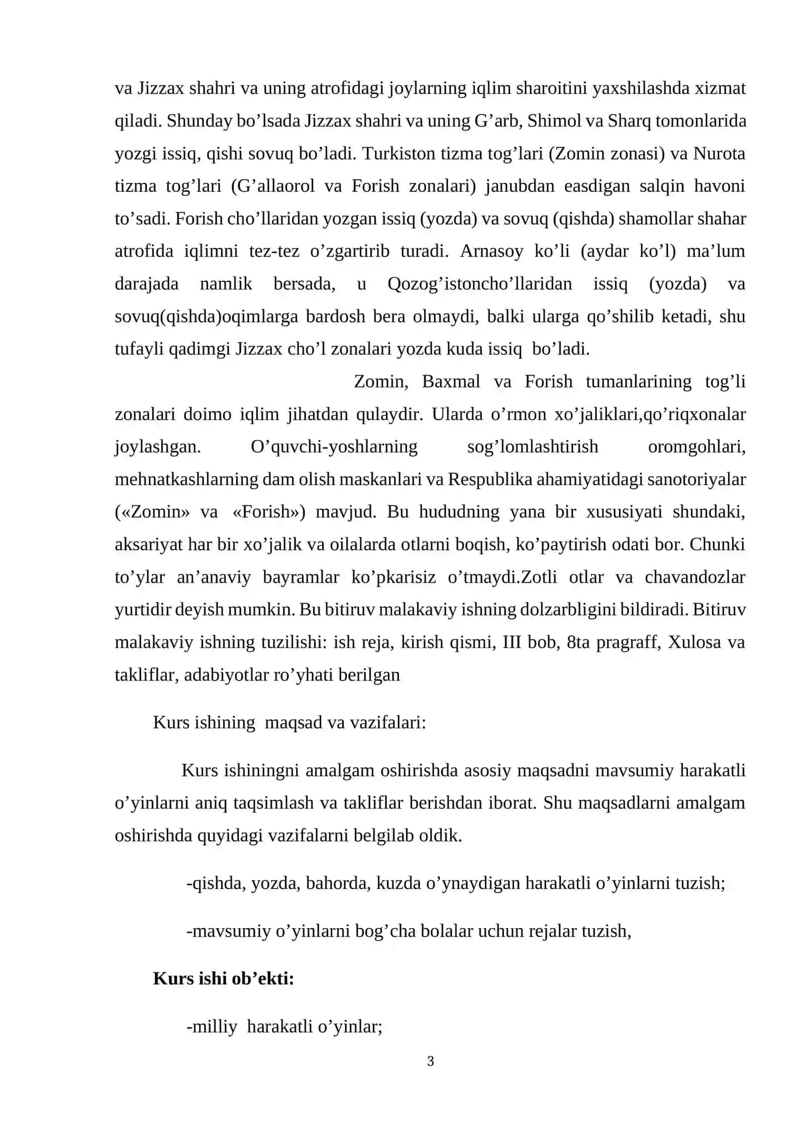 Harakatlarga o'rgatish bosqichlarining tuzilish asoslari 3