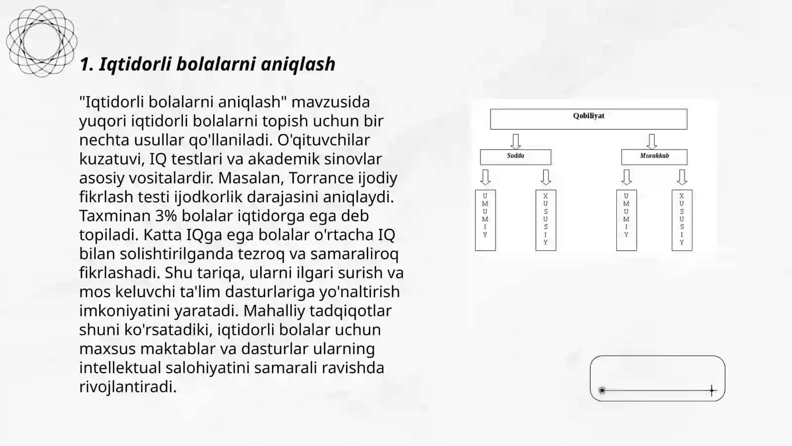 Iqtidorli bolalarni aniqlash 3