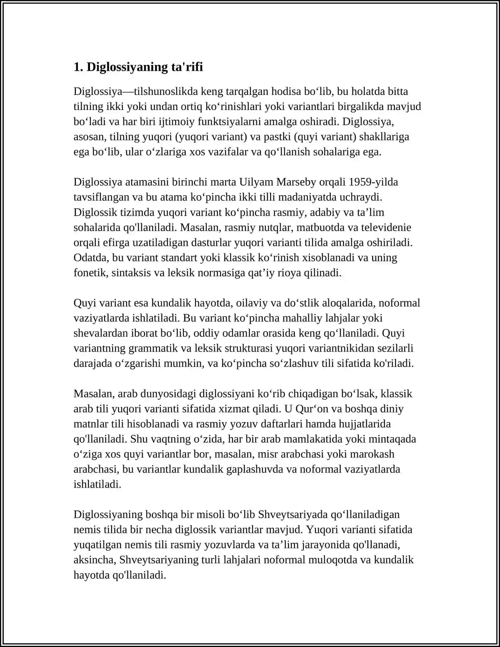 DIGLOSSIA 3