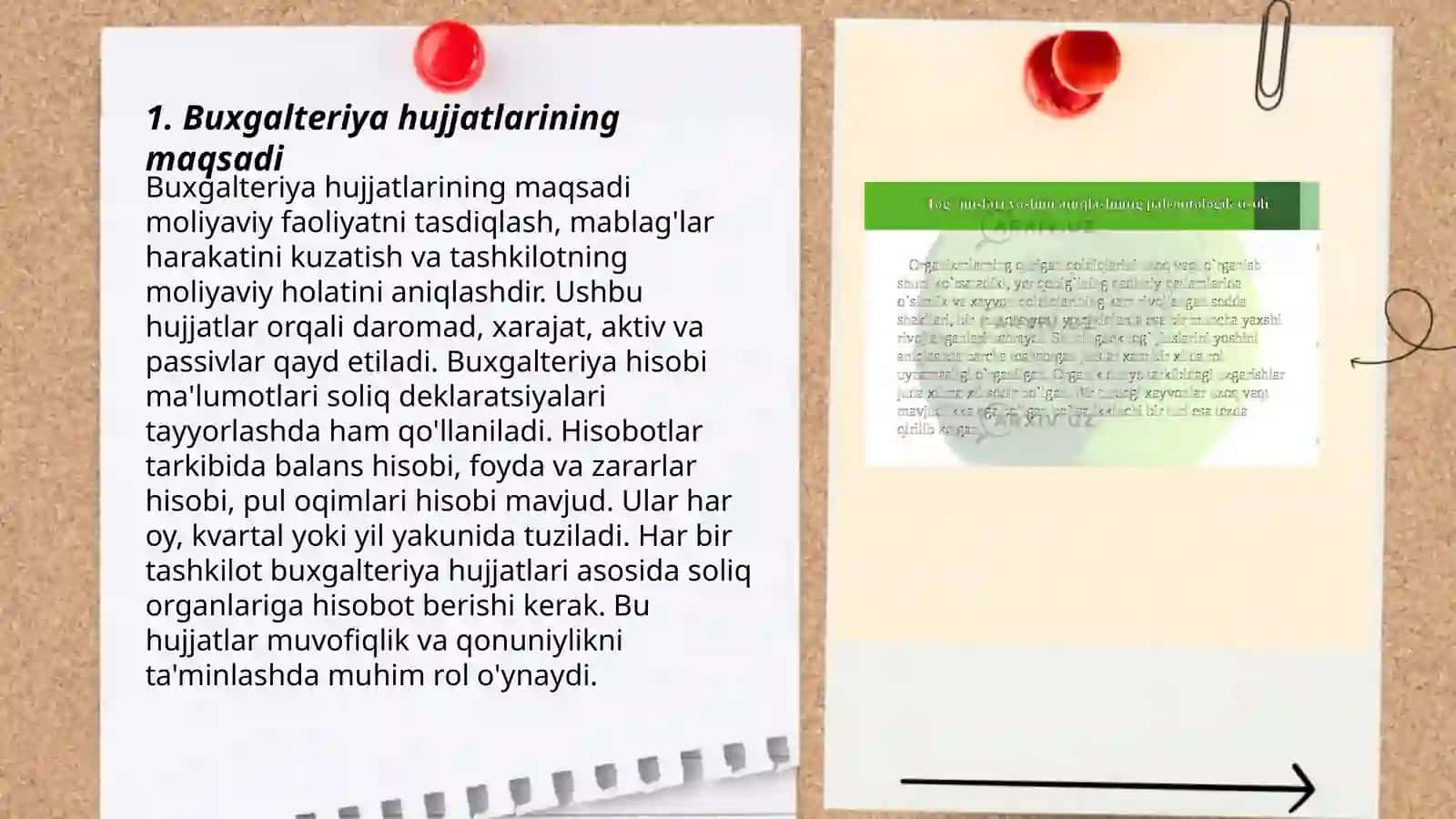 Buxgalteriya hujjatlari haqida tushuncha 3
