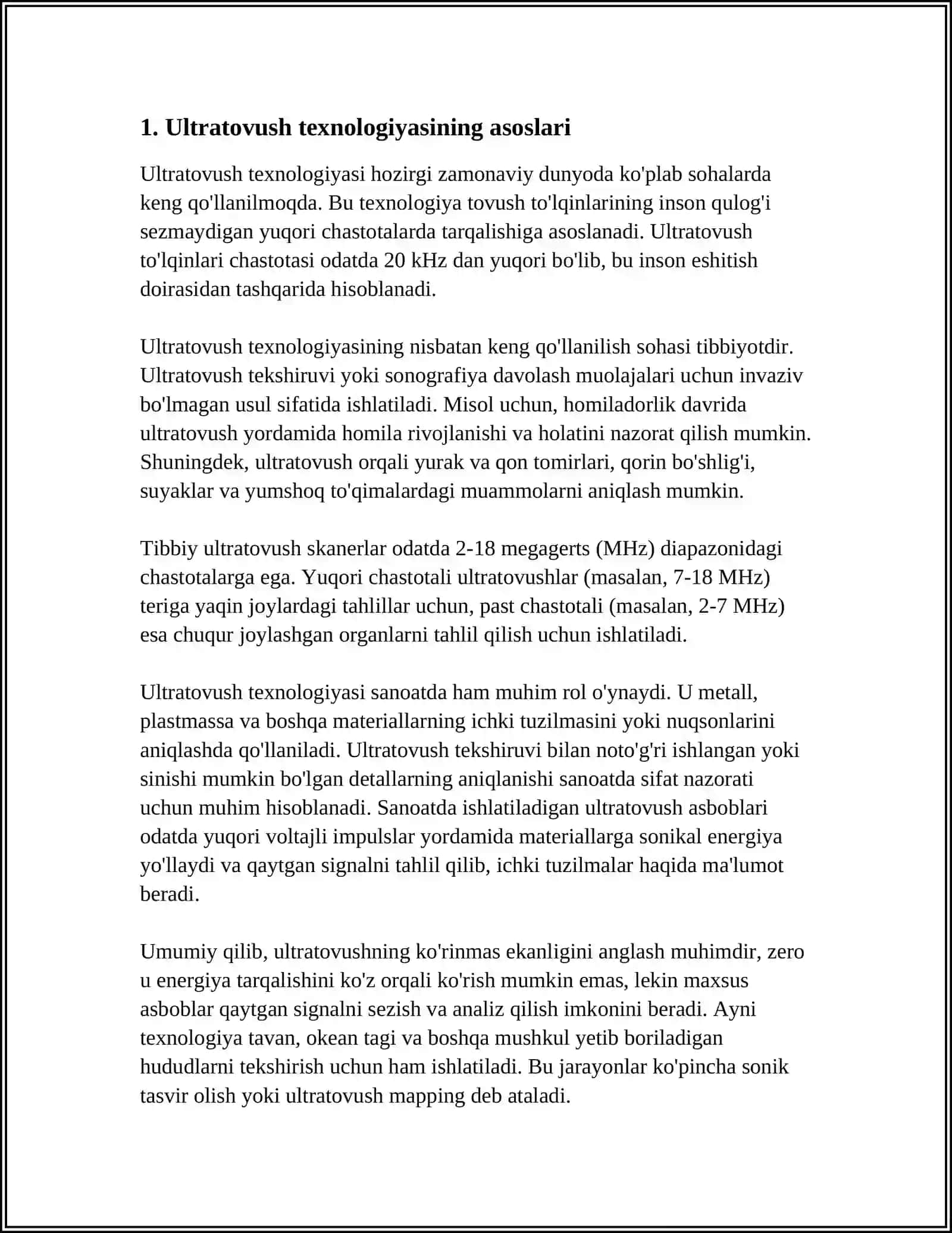 Ultratovush va uning qullanilishi 3
