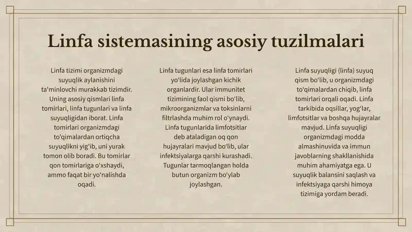 LINFA SISTEMASI 3
