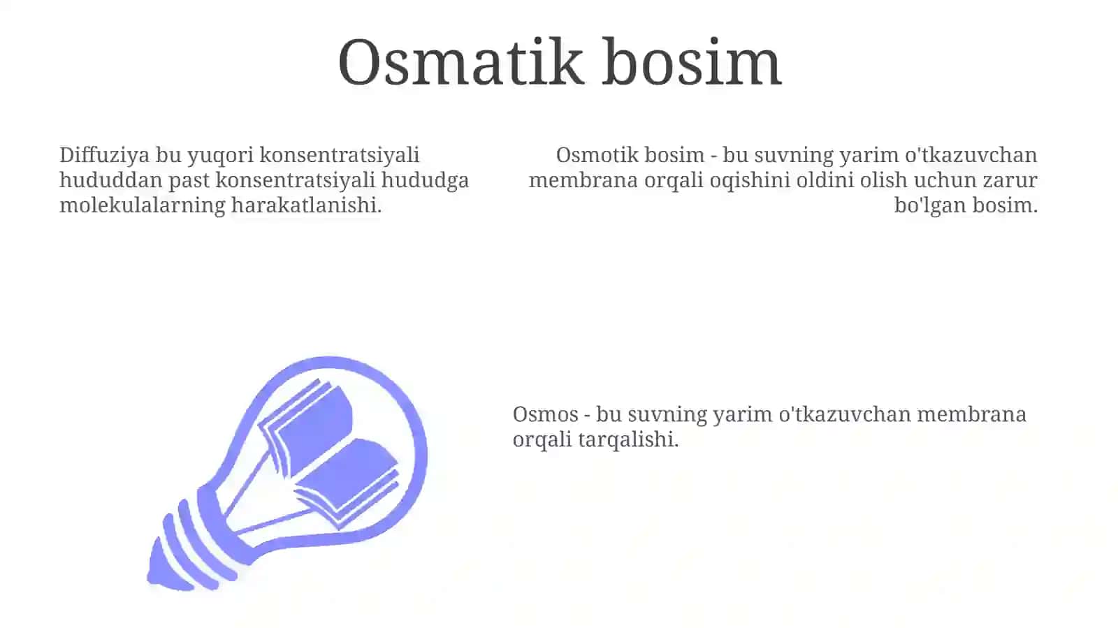 Diffuziya va Osmozning qo'llanilishi 3