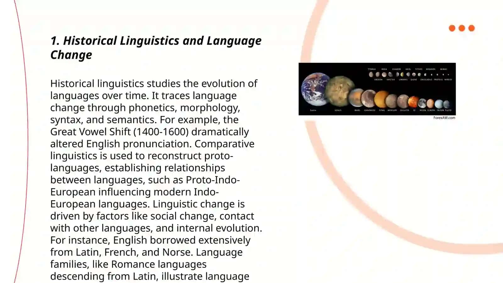 Developmental Laws of Languages 3