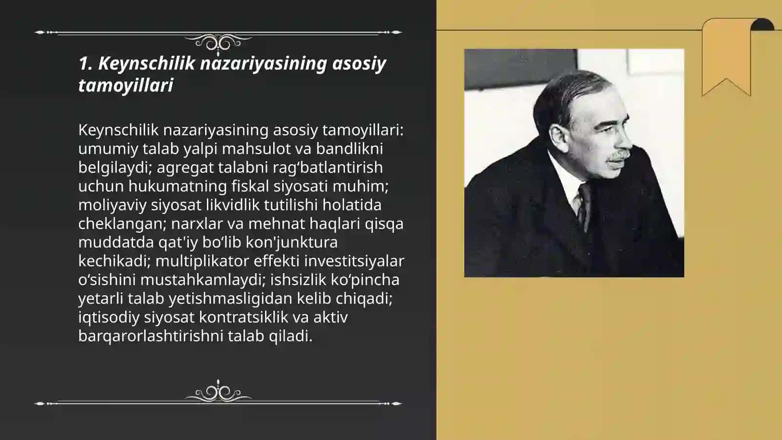 Keynschilik va yangi Keynschilik 3